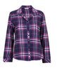 Edie Womens Lightly Brushed Check Pyjama Top