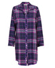 Edie Womens Lightly Brushed Check Nightshirt