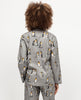 Parker Damen Pyjamaoberteil mit Pinguin-Print