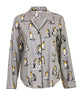 Parker Damen Pyjamaoberteil mit Pinguin-Print