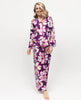 Hazel Damen-Pyjama-Set mit weitem Bein und Blumenmuster