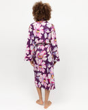 Robe de chambre longue à imprimé floral pour femme Hazel