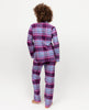 Hazel Womens Brushed Check Pyjama Top