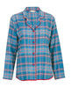 Montana Womens Brushed Check Pyjama Top