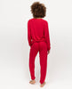 Montana Womens Red Slouch Jersey Pyjama Set