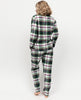 Forrest Womens Green Brushed Check Pyjama Set