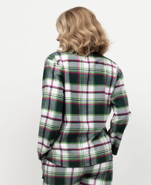 Forrest Womens Brushed Check Pyjama Top