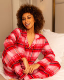 Noelle Ensemble pyjama à carreaux brossés pour femme