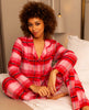 Noelle Womens Brushed Check Pyjama Bottoms