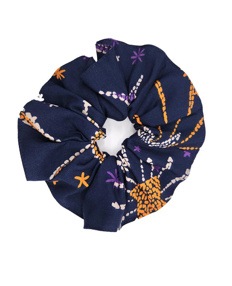 Edie Fireworks Print Scrunchie