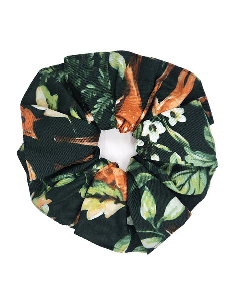 Forrest Woodland Print Scrunchie