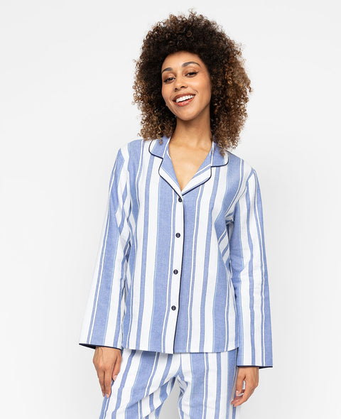 Alpes Womens Stripe Pyjama Top