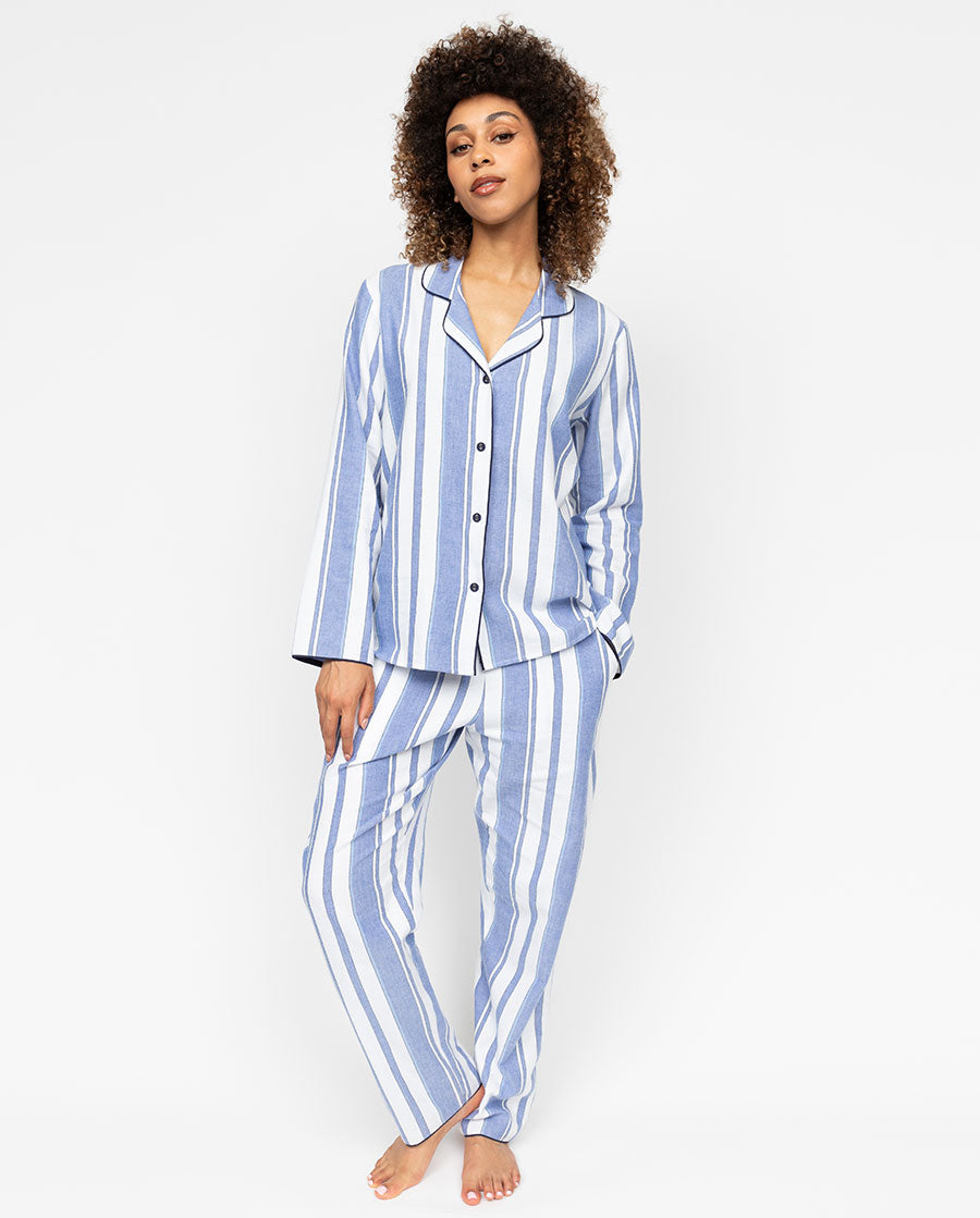 Haut de pyjama rayé pour femme Alpes