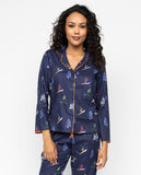 Alpes Womens Ski Print Pyjama Top