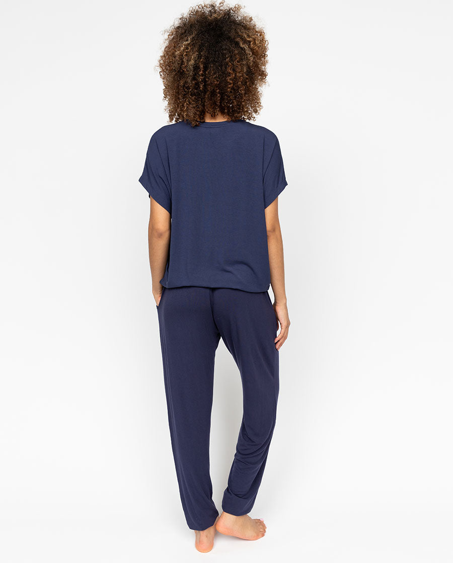 Pantalon Pyjama Femme Pyjama Ample Bas De Pyjama Coton Pantalon De