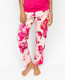 Aria Womens Floral Print Pyjama Bottoms