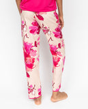 Aria Womens Floral Print Pyjama Bottoms