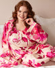 Aria Womens Floral Print Long Dressing Gown