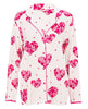 Aria Womens Heart Printed Jersey Pyjama Top