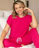 Aria Womens Slouch Jersey Pyjama Set