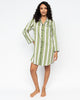 Nancy Womens Printed Stripe Nightshirt