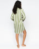 Nancy Womens Printed Stripe Nightshirt