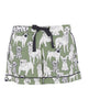 Nancy Womens Dog Print Shorts