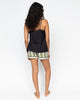 Nancy Womens Modal Cami and Printed Stripe Shorty Set