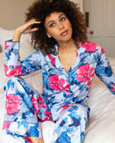 Lyla Womens Floral Print Wide Leg Pyjama Set