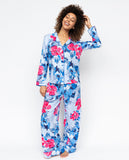 Lyla Womens Floral Print Wide Leg Pyjama Set