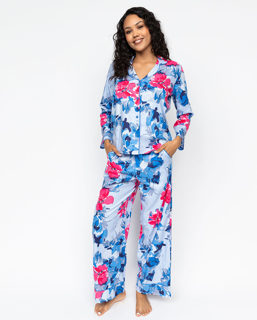 Lyla Womens Floral Print Pyjama Top