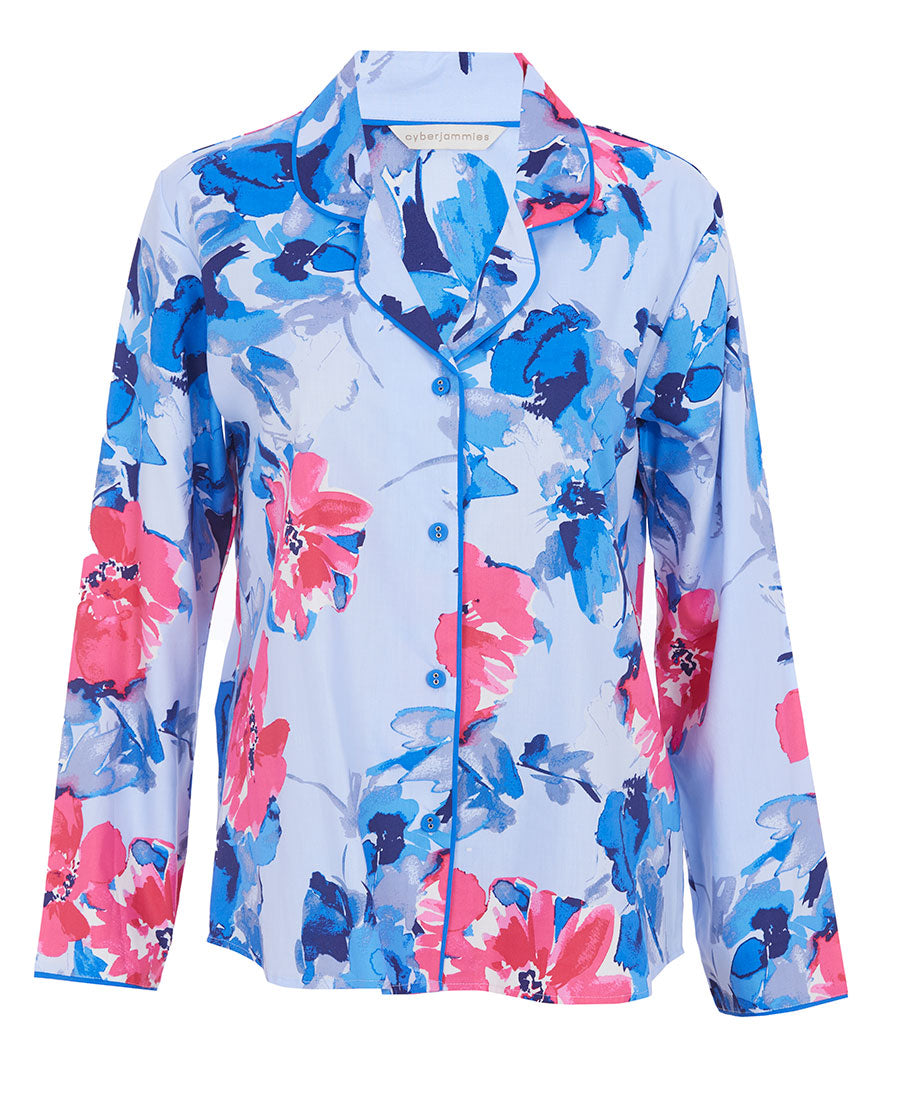 Lyla Womens Floral Print Pyjama Top