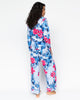 Lyla Womens Floral Print Wide Leg Pyjama Bottoms