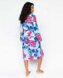 Lyla Womens Floral Print Long Dressing Gown