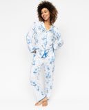 Lyla Womens Zebra Printed Jersey Pyjama Set