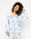 Haut de pyjama en jersey imprimé zèbre pour femme Lyla