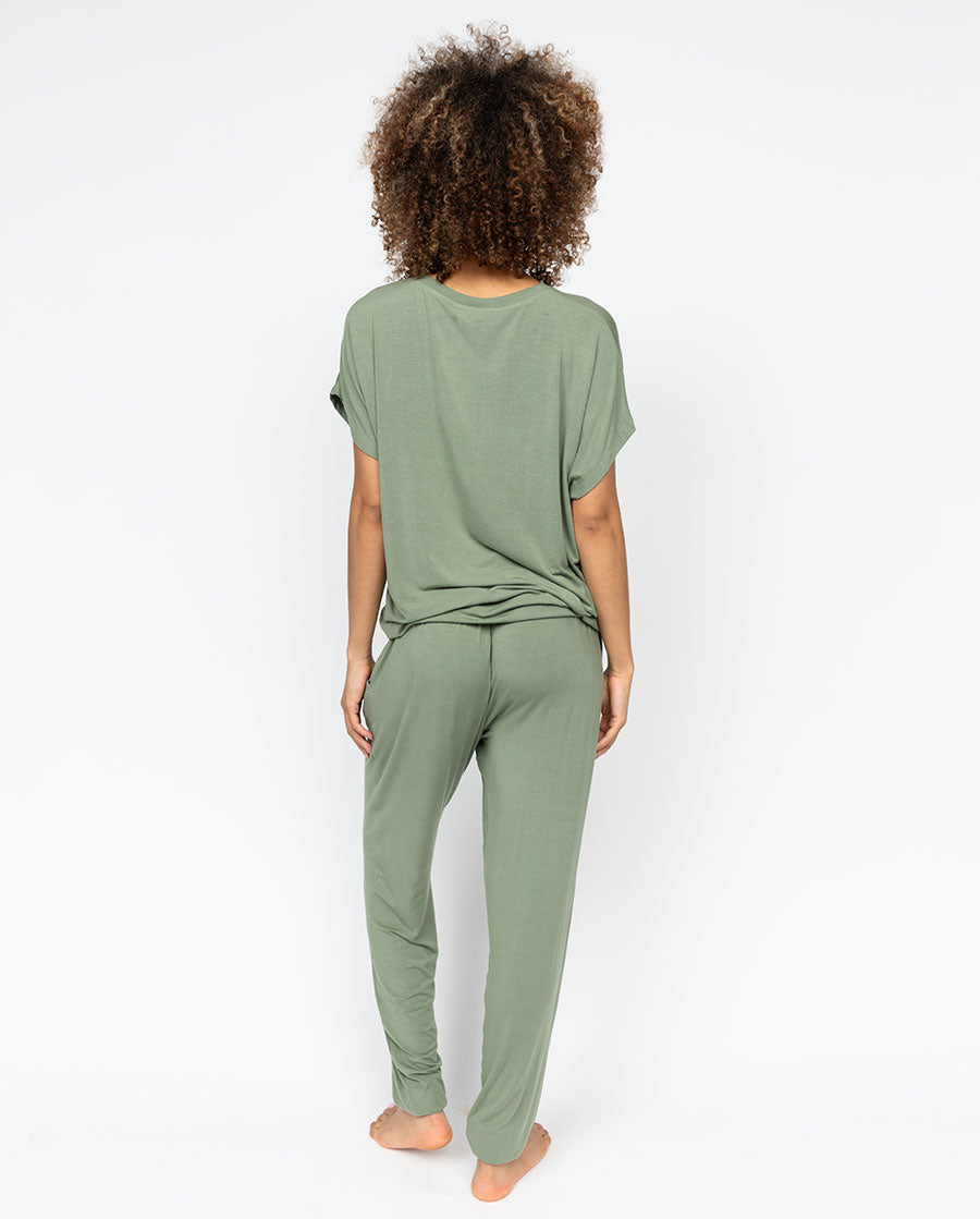 Lea Womens Jersey Pyjama Bottoms Cyberjammies - Main Image