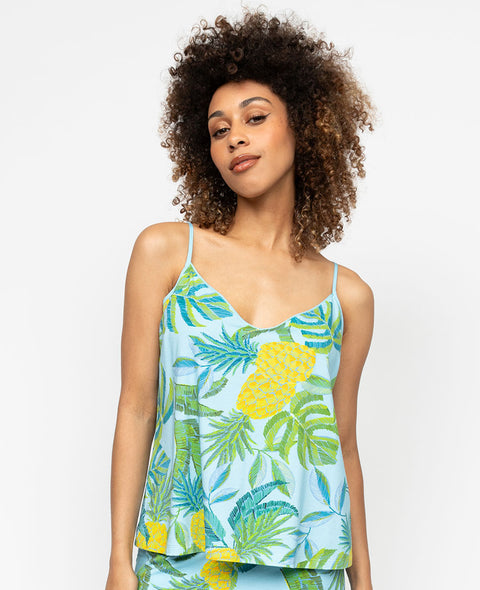 Paige Womens Pineapple Printed Jersey Cami