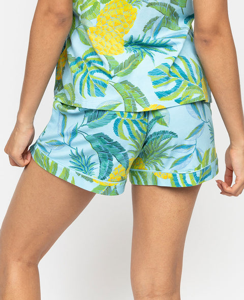 Paige Womens Pineapple Printed Jersey Shorts