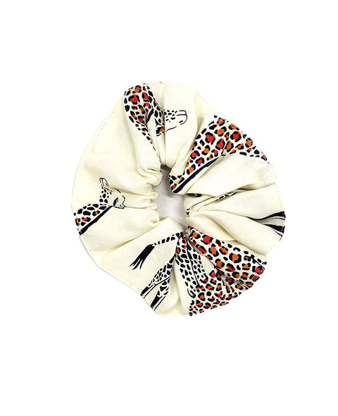 Georgina Giraffe Print Scrunchie