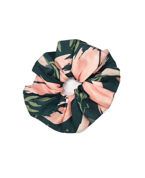 Ivy Flamingo Print Scrunchie