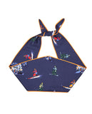 Alpes Ski Print Dog Neckerchief