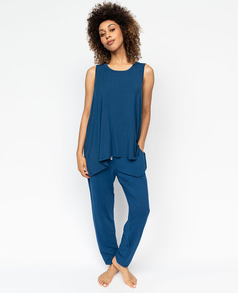 Harriet Womens Relaxed Vest Jersey Pyjama Set