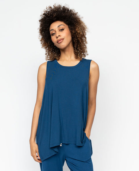 Harriet Womens Jersey Relaxed Vest