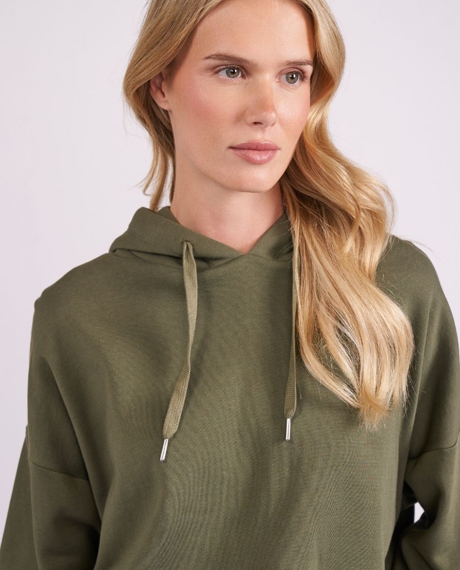 Womens Olive Lounge Hoodie and Joggers Set