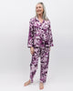 Mary Lace Trim Floral Print Pyjama Set