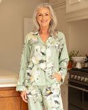 Julia Pyjama-Set mit Blumenmuster und Spitzenbesatz