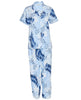 Selena Lace Trim Leaf Print Pyjama Set