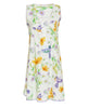 Lorelei Swing-Nachthemd mit Spitzenbesatz und Kolibri-Print