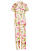 Tessa - Ensemble pyjama à imprimé floral et bordure en dentelle